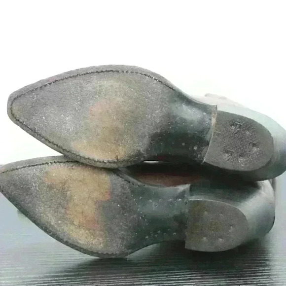 Justin Women's Cordovan Brown Leather Boots - Picture 10 of 10